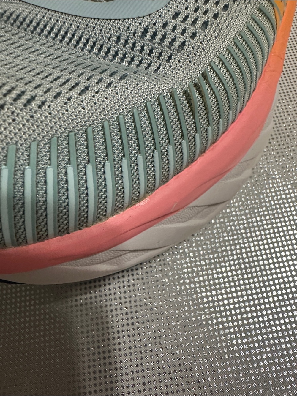 Hoka One One Women’s Running Shoes - Mint Green with Coral and Orange Trim - Picture 10 of 10